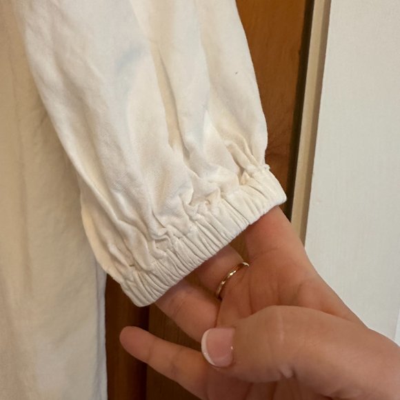 COS Oversized Gathered Mini Dress - Picture 4 of 6